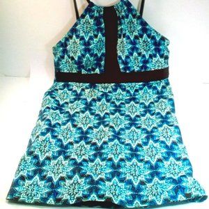 Swimsuit SZ Lg One Piece w/built in bra & skirt